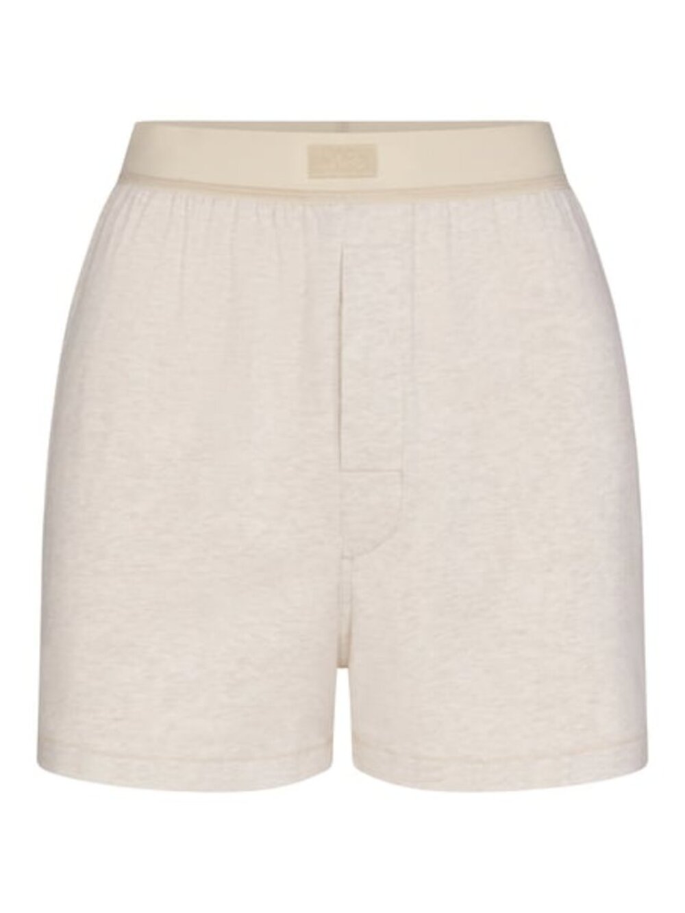 SKIMS Women's Boyfriend Loose Boxer Size 2X in Heather Oatmeal